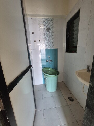 Bathroom in 1 BHK Apartment at Riddhi Siddhi Akruti, Ulwe – for Rent