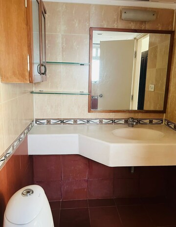 Bathroom in 3 BHK Apartment at Prestige St Johns Wood, Koramangala – for Rent