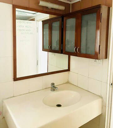 Bathroom in 3 BHK Apartment at Prestige St Johns Wood, Koramangala – for Rent