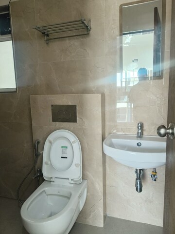 Bathroom in 2 BHK Apartment at Advait Eternal, Kurla East – for Rent