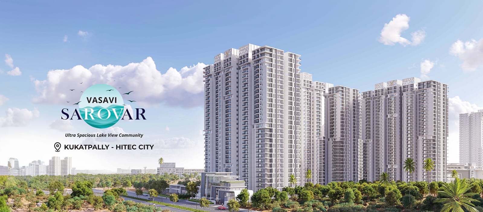 3 BHK 1425 Sq.Ft. Apartment in Vasavi Sarovar