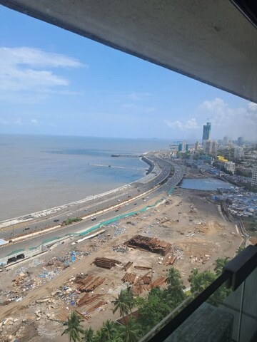 Balcony in 3 BHK Apartment at Samudra Mahal, Worli – for Rent