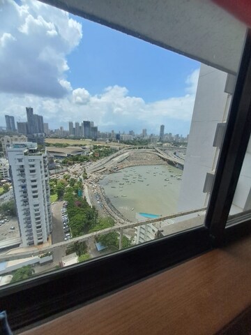 Balcony in 3 BHK Apartment at Samudra Mahal, Worli – for Rent