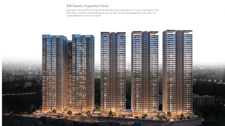 Exterior View, srias-iwa 4 Bedroom 3620 Sq.Ft. Apartment In Nanakramguda Hyderabad 8775397