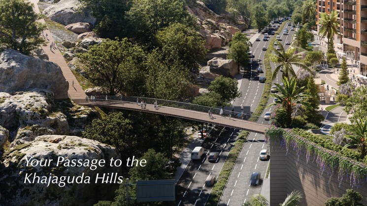 Garden, srias-iwa 4 Bedroom 3620 Sq.Ft. Apartment In Nanakramguda Hyderabad 8775397