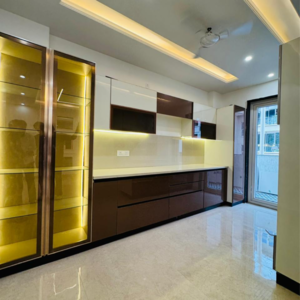 Kitchen in 4 BHK Builder Floor at Ansal API Esencia, Sector 67 – for Sale