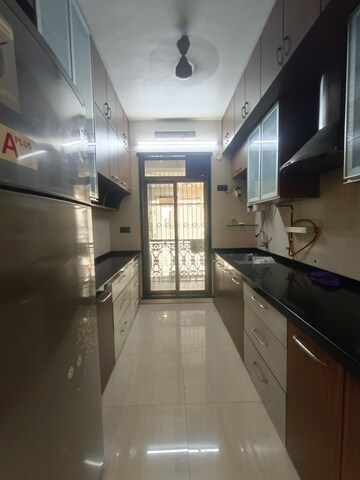 Kitchen in 2 BHK Apartment at Gajra Vignahar Heights, Nerul – for Rent