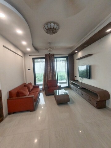 Living Room in 2 BHK Apartment at Gajra Vignahar Heights, Nerul – for Rent