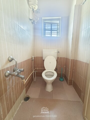 Bathroom in 1 BHK Builder Floor at Iti Layout – for Rent