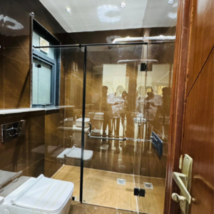 Attached Bathroom in 4 BHK Builder Floor at Ansal API Esencia, Sector 67 – for Sale