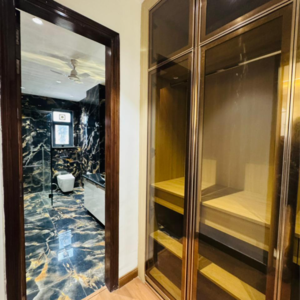 Bathroom in 4 BHK Builder Floor at Ansal API Esencia, Sector 67 – for Sale