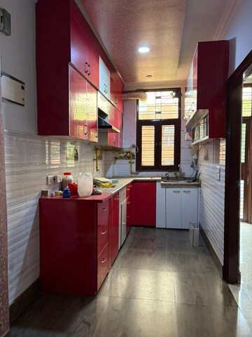 Kitchen in 3 BHK Builder Floor at Gyan Khand ii – for Sale