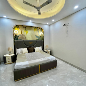 Bedroom in 4 BHK Builder Floor at Ansal API Esencia, Sector 67 – for Sale