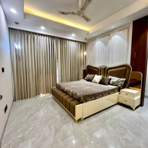 Bedroom in 4 BHK Builder Floor at Ansal API Esencia, Sector 67 – for Sale
