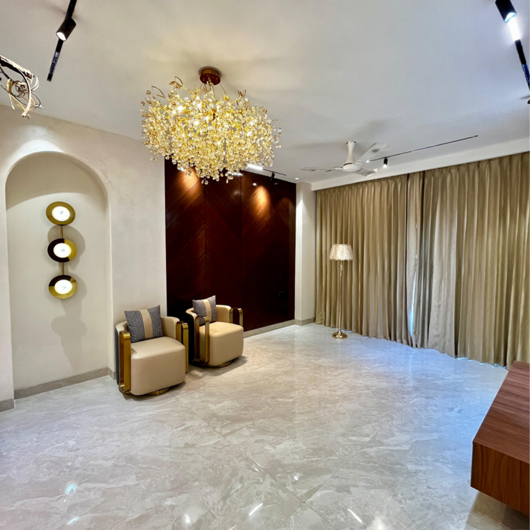 Living Room, ansal-api-esencia 4 Bedroom 300 Sq.Yd. Builder Floor In Sector 67 Gurgaon 8775638