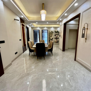 Living Room in 4 BHK Builder Floor at Ansal API Esencia, Sector 67 – for Sale