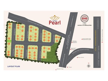  Plot – Map Location View at Utkarsha Pearl, Bheemunipatnam - for Sale