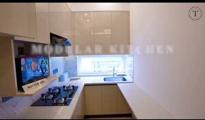 Kitchen in 3 BHK Builder Floor at NKV Golden Avenue, Sohna Sector 35 – for Sale