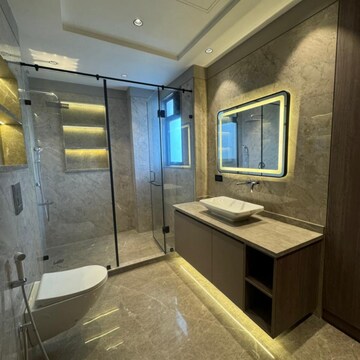 Bathroom in 4 BHK Builder Floor at Versalia WoodWinds, Sector 67a – for Sale