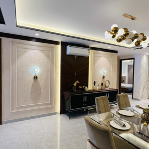 Living Room in 4 BHK Builder Floor at Versalia WoodWinds, Sector 67a – for Sale