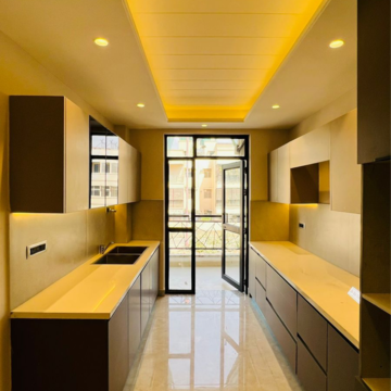 Kitchen in 4 BHK Builder Floor at Versalia WoodWinds, Sector 67a – for Sale