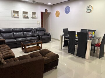 Living Room in 3 BHK Apartment at Kanakia Spaces Challenger, Kandivali East – for Rent