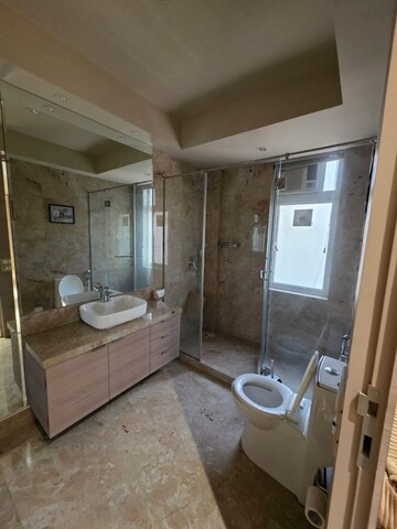 Bathroom in 3 BHK Apartment at Vijay Villa Apartments, Worli – for Rent