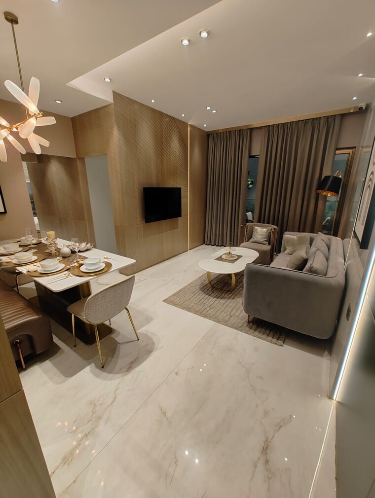 Living Room, chandak-greenairy 2 Bedroom 683 Sq.Ft. Apartment In Borivali East Mumbai 8775898