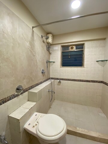 Attached Bathroom in 3 BHK Apartment at Khar West – for Rent