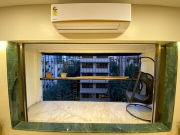 Balcony in 3 BHK Apartment at Khar West – for Rent