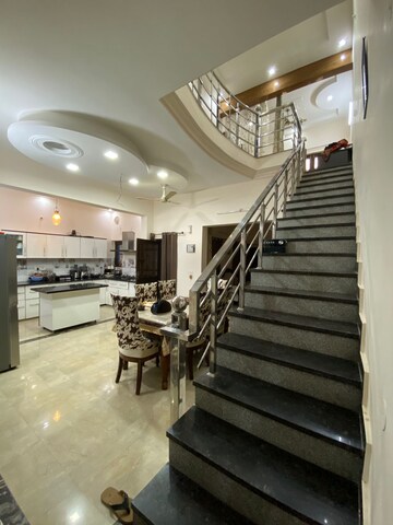 Staircase in 4 BHK Independent House at Shimla Bypass Road – for Sale