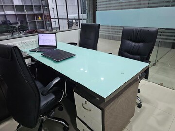 Team Area in  Office Space at Iscon Elegance, Prahlad Nagar – for Rent
