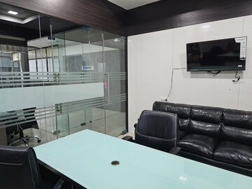 Team Area in  Office Space at Iscon Elegance, Prahlad Nagar – for Rent