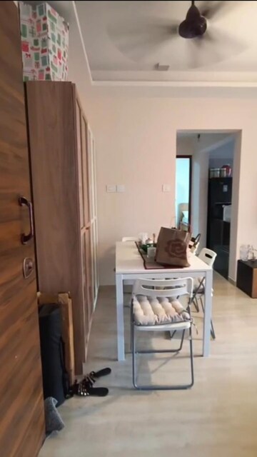 Living Room in 1 BHK Apartment at Je And Vee Om Trimurti, Malad East – for Rent