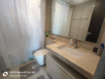 Attached Bathroom in 2 BHK Apartment at Hiranandani Atlantis, Powai – for Rent