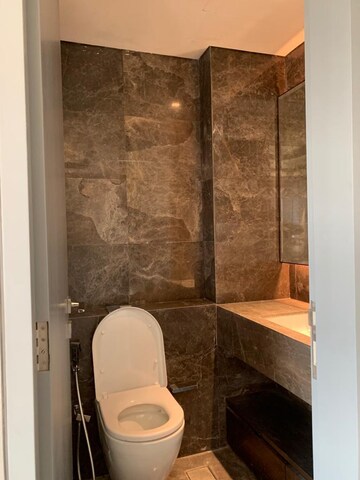 Bathroom in 4 BHK Apartment at Lodha Trump Tower, Worli – for Rent