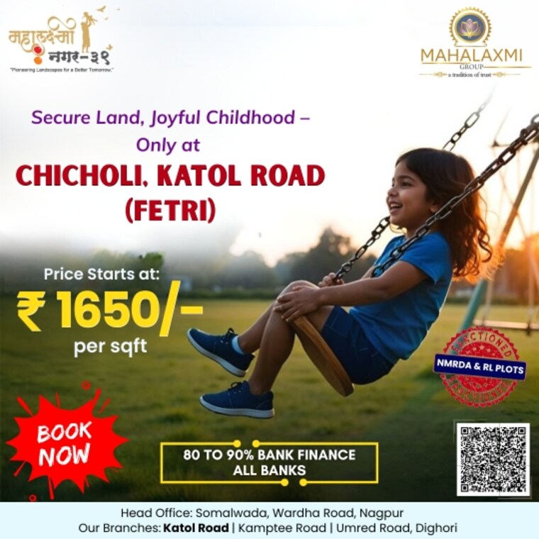 Exterior View, mahalaxmi-nagar-39  1600 Sq.Ft. Plot In Katol rd Nagpur 8776266