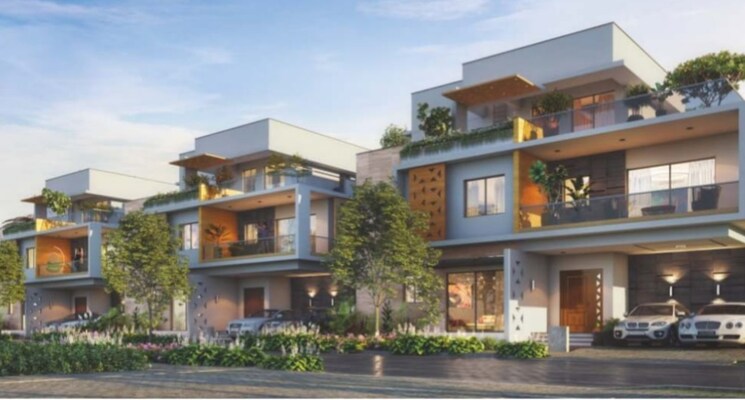 Exterior View, vertex-kingston-park 4 Bedroom 4472 Sq.Ft. Villa In Nallagandla Hyderabad 8776252