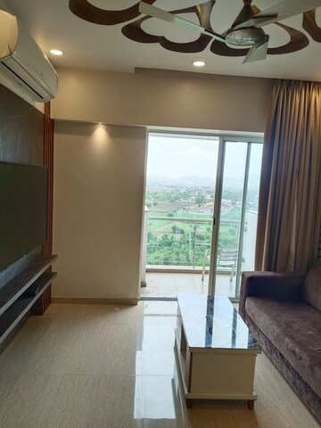 Living Room in 1 BHK Apartment at Lodha Belmondo, Gahunje – for Rent