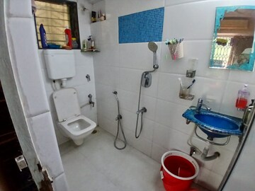 Attached Bathroom in 2.5 BHK Apartment at Aakashganga CHS, Kopar Khairane – for Rent