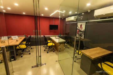 Team Area in  Office Space at Shivalik Shilp, Sanidhya – for Rent