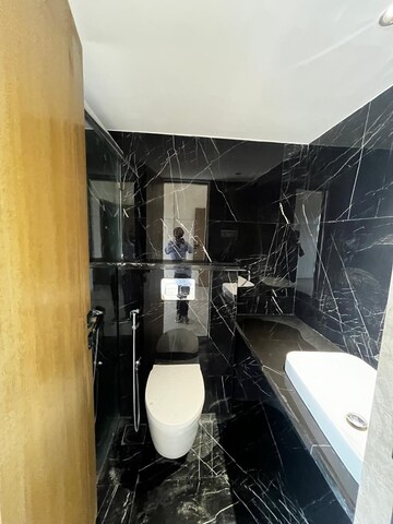 Bathroom in 3 BHK Apartment at Veena Solace, Santacruz West – for Rent