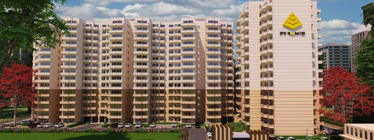 Exterior View, pyramid-fusion-homes 2 Bedroom 600 Sq.Ft. Apartment In Sector 70a Gurgaon 8777108