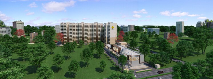 Exterior View, pyramid-fusion-homes 2 Bedroom 600 Sq.Ft. Apartment In Sector 70a Gurgaon 8777108
