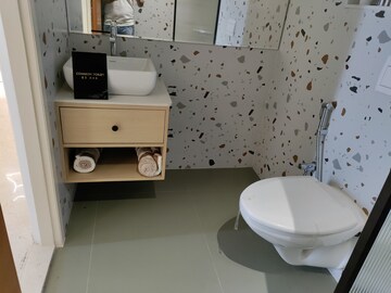 Bathroom in 2.5 BHK Apartment at Ekta Tripolis, Goregaon West – for Rent