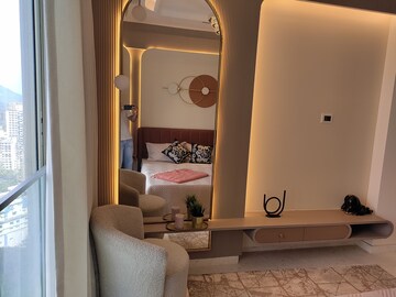 Living Room in 2.5 BHK Apartment at Ekta Tripolis, Goregaon West – for Rent