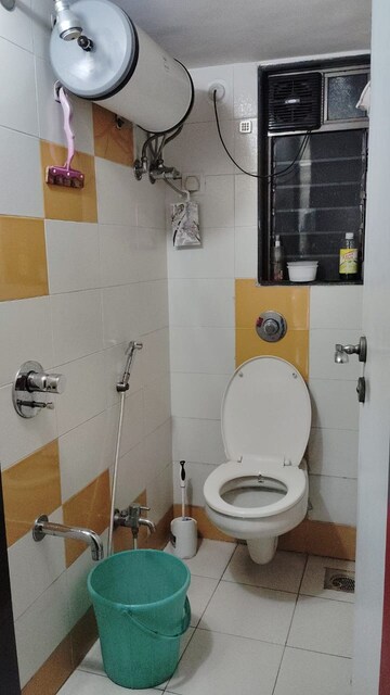 Bathroom in 3 BHK Apartment at Gokul Sangeet, Santacruz West – for Rent