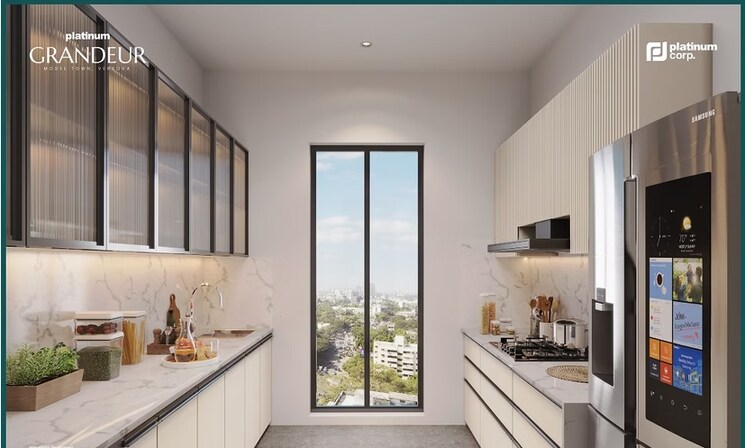 Kitchen, platinum-grandeur 2 Bedroom 790 Sq.Ft. Apartment In Versova Mumbai 8777447