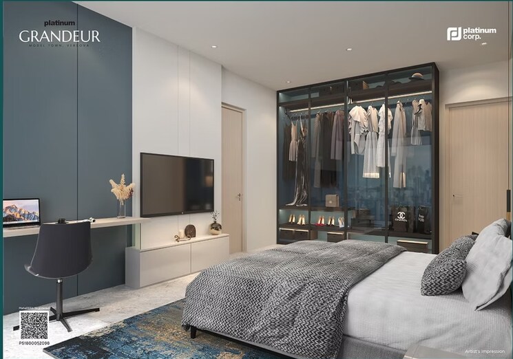 Bedroom, platinum-grandeur 2 Bedroom 790 Sq.Ft. Apartment In Versova Mumbai 8777447