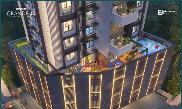 Exterior View, platinum-grandeur 2 Bedroom 800 Sq.Ft. Apartment In Versova Mumbai 8777738